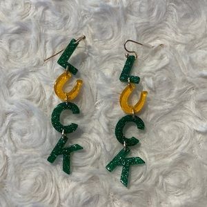 “Luck” Target Earrings